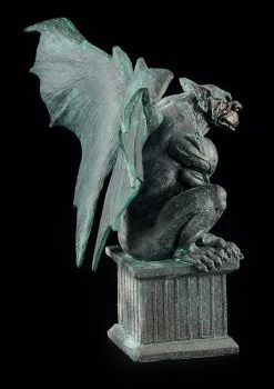 Gargoyle Figur - Magus Sitzt Auf Sockel -Figuren Deko Verkauf 11533 6 gargoyle figur 6 1280x1280