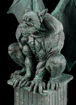 Gargoyle Figur - Magus Sitzt Auf Sockel -Figuren Deko Verkauf 11533 8 gargoyle figur 8 1280x1280