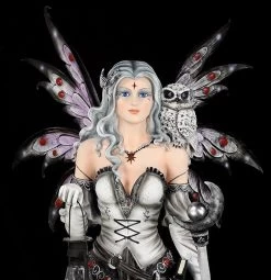 Elfen Statue 140 Cm Mit Katze XXL - Black Magica -Figuren Deko Verkauf 12006 6 hexen statue 6 1280x1280