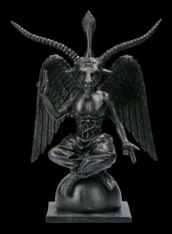 Baphomet Figur Schwarz