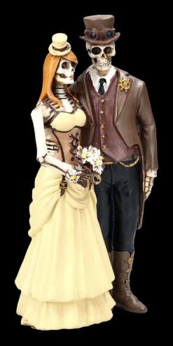 Skelett Brautpaar Figur - Steampunk - I Do -Figuren Deko Verkauf 2D Ersatzbilder ML12437 7 1280x1280