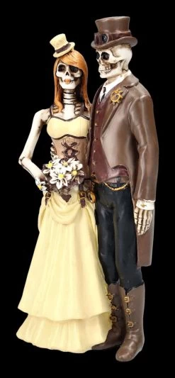 Skelett Brautpaar Figur - Steampunk - I Do -Figuren Deko Verkauf 2D Ersatzbilder ML12437 8 1280x1280