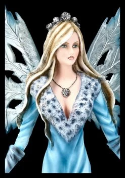 Große Elfen Figur - Kimama Mit Zwei Weißen Wölfen -Figuren Deko Verkauf 2D FS13389 Grosse Elfen Figur Kimama mit zwei weissen Woelfen 2 1280x1280