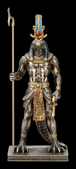 Neue Produkte -Figuren Deko Verkauf 2D FS17125 Sobek Figur Altaegyptischer Gott mit Krokodilkopf 1 1280x1280