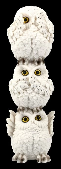 Drei Weise Eulen Figuren Als Totem -Figuren Deko Verkauf 2D FS20473 Weise Eulen Totem Figur 4 1280x1280