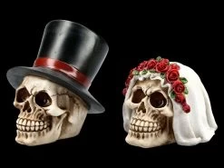 Totenköpfe - Braut & Bräutigam -Figuren Deko Verkauf 2D FS21231 Totenkoepfe Braut Braeutigam 3 1280x1280