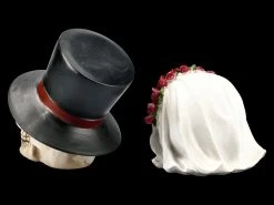 Totenköpfe - Braut & Bräutigam -Figuren Deko Verkauf 2D FS21231 Totenkoepfe Braut Braeutigam 4 1280x1280