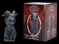 NEMESIS NOW Okkulte Katzenfigur Mit Hörnern - Pawzuph -Figuren Deko Verkauf 2D FS21849 Okkulte Katzenfigur mit Hoernern Pawzuph 2 1280x1280