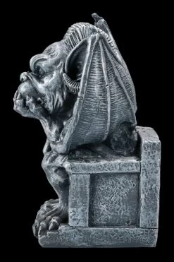 Gargoyle Figur - Kleiner Herrscher Auf Thron -Figuren Deko Verkauf 2D FS22675 Gargoyle Figur Kleiner Herrscher auf Thron 11 1280x1280