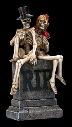 Skelett Figuren - Brautpaar True Love Never Dies -Figuren Deko Verkauf 2D FS22743 Skelett Figuren Brautpaar True Love Never Dies 5 1280x1280