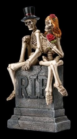 Skelett Figuren - Brautpaar True Love Never Dies -Figuren Deko Verkauf 2D FS22743 Skelett Figuren Brautpaar True Love Never Dies 6 1280x1280