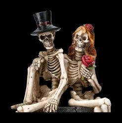 Skelett Figuren - Brautpaar True Love Never Dies -Figuren Deko Verkauf 2D FS22743 Skelett Figuren Brautpaar True Love Never Dies 8 1280x1280
