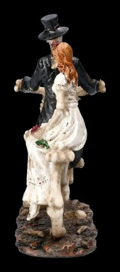 Skelett Figuren - Brautpaar Auf Fahrrad -Figuren Deko Verkauf 2D FS22744 Skelett Figuren Brautpaar auf Fahrrad 2 1280x1280