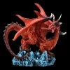 Drachen Figur - Roter Beschützer
