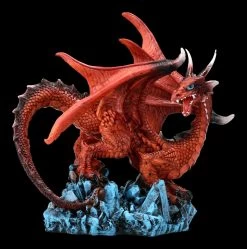 Drachen Figur - Roter Beschützer