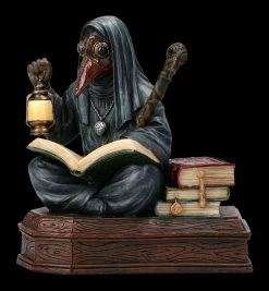 Pestdoktor Figur Auf Sarg - Apothecarius