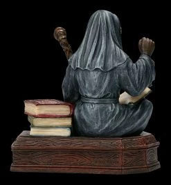 Pestdoktor Figur Auf Sarg - Apothecarius -Figuren Deko Verkauf 2D FS23038 Pestdoktor Figur auf Sarg Apothecarius 3 1280x1280