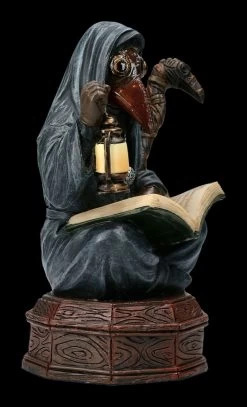 Pestdoktor Figur Auf Sarg - Apothecarius -Figuren Deko Verkauf 2D FS23038 Pestdoktor Figur auf Sarg Apothecarius 4 1280x1280