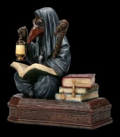 Pestdoktor Figur Auf Sarg - Apothecarius -Figuren Deko Verkauf 2D FS23038 Pestdoktor Figur auf Sarg Apothecarius 6 1280x1280