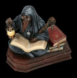 Pestdoktor Figur Auf Sarg - Apothecarius -Figuren Deko Verkauf 2D FS23038 Pestdoktor Figur auf Sarg Apothecarius 8 1280x1280