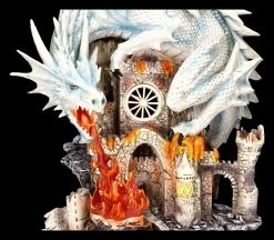 Weiße Drachen Figur Groß - Attackiert Burg -Figuren Deko Verkauf 2D FS23060 Weisse Drachen Figut gross Attakiert Burg mit LED 7 1280x1280