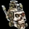 Totenkopf Steampunk Schatulle - Metal Head