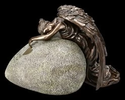 Tier Urne - Bronzierter Engel Mit Herz -Figuren Deko Verkauf 2D FS23142 Tier Urne Bronzierter Engel mit Herz 2 1280x1280