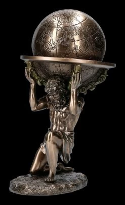 Atlas Figur - Kniend Trägt Welt Auf Schultern -Figuren Deko Verkauf 2D FS23164 Atlas Figur Kniend tragt Welt auf Schultern 13 1280x1280