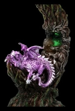 Drachen Figur Schläft Auf Mond - Amethyst Slumber LED -Figuren Deko Verkauf 2D FS23433 Drachen Figur schl ft auf Mond Amethyst Slumber mit LED 12 1280x1280
