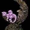 Drachen Figur Schläft Auf Mond - Amethyst Slumber LED -Figuren Deko Verkauf 2D FS23433 Drachen Figur schl ft auf Mond Amethyst Slumber mit LED 4 1280x1280