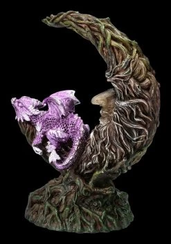 Drachen Figur Schläft Auf Mond - Amethyst Slumber LED -Figuren Deko Verkauf 2D FS23433 Drachen Figur schl ft auf Mond Amethyst Slumber mit LED 9 1280x1280