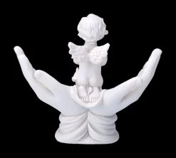 Dekofigur - Hände Mit Engel - Raised To Heaven -Figuren Deko Verkauf 2D FS23459 Dekofigur H nde mit Engel Raised to Heaven 6 1280x1280