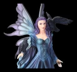 Elfenfigur - Mystische Aurora Mit Raben -Figuren Deko Verkauf 2D FS23481 Elfenfigur Mystische Aurora mit Raben 7 1280x1280