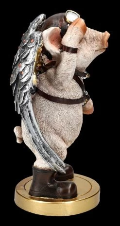 Schweinchen Figur Mit Flügeln - Porky Pilot -Figuren Deko Verkauf 2D FS23561 Schweinchen Figur mit Fl geln Porky Pilot 4 1280x1280