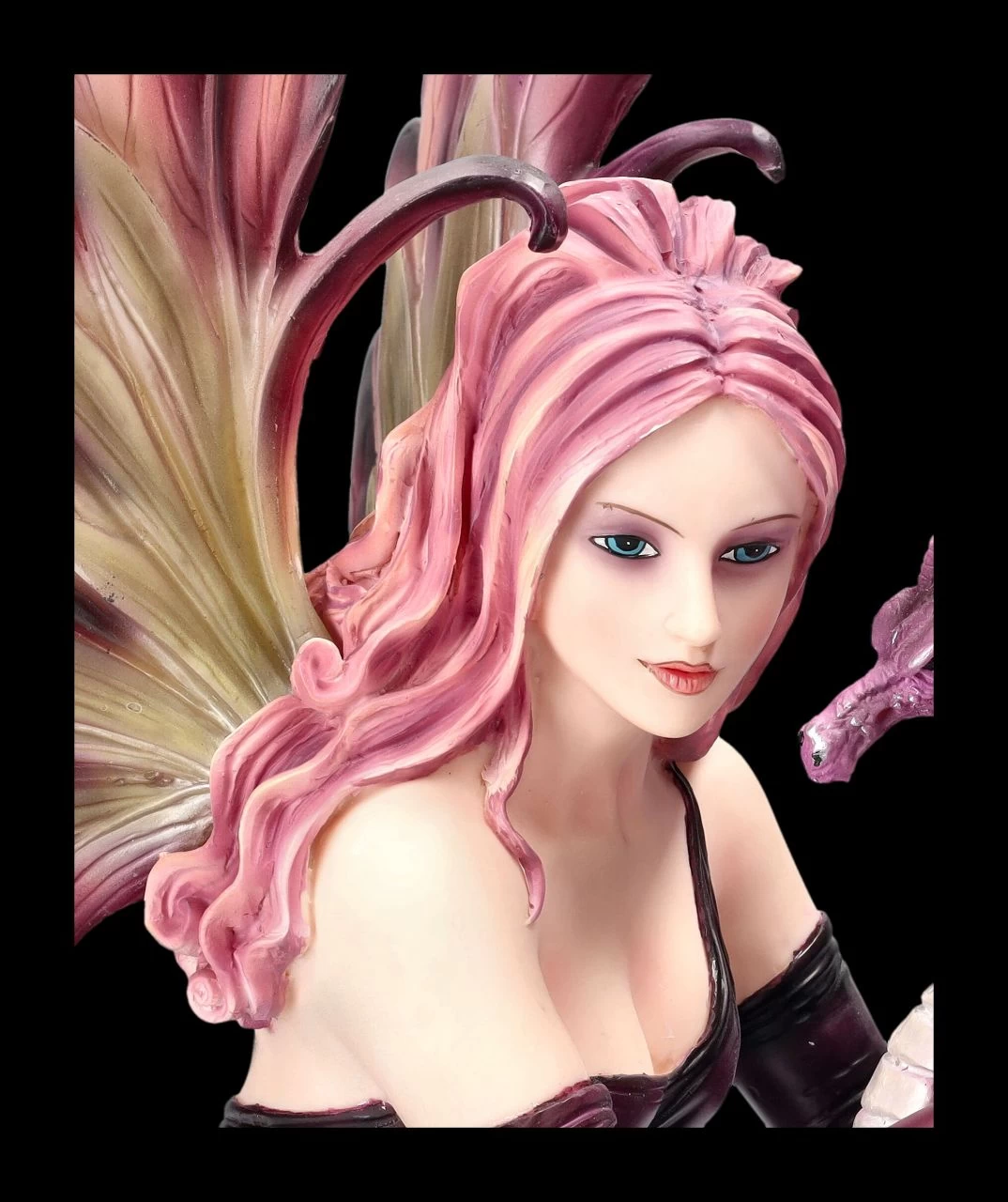 Elfenfigur - Sommerfee Raya Mit Drache Lila 9 Elfenfigur - Sommerfee Raya Mit Drache Lila – Bild 7