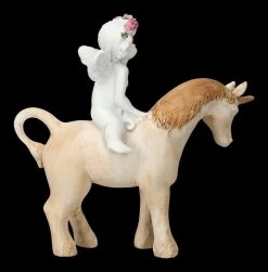 Engel Figur - Putte Auf Einhorn -Figuren Deko Verkauf 2D FS23686 Engel Figur Putte auf Einhorn 3 1280x1280