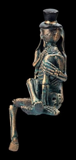 Skelett Kantenhocker Küssend - Love Never Dies -Figuren Deko Verkauf 2D FS23976 Skelett Kantenhocker kussend Love Never Dies 2 1280x1280