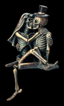 Skelett Kantenhocker Küssend - Love Never Dies -Figuren Deko Verkauf 2D FS23976 Skelett Kantenhocker kussend Love Never Dies 5 1280x1280