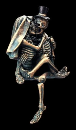 Skelett Kantenhocker Küssend - Love Never Dies -Figuren Deko Verkauf 2D FS23976 Skelett Kantenhocker kussend Love Never Dies 6 1280x1280