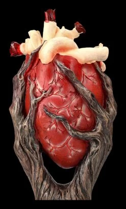 Greenman Figur Umschlingt Rotes Herz -Figuren Deko Verkauf 2D FS24016 Greenman Figur umschlingt rotes Herz 8 1280x1280