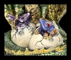 Grüne Drachenfigur Mit Jungen -Figuren Deko Verkauf 2D FS24029 Grune Drachenfigur mit Jungen 9 1280x1280