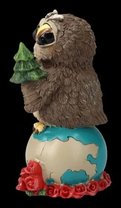 Lustige Eulen Figur - Element Erde -Figuren Deko Verkauf 2D FS24113 Lustige Eulen Figur Elemant Erde 2 1280x1280