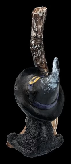 Katzen Figur Mit Hexenbesen - Broom Guard -Figuren Deko Verkauf 2D FS24119 Katzenfigur mit Hexenbesen Broom Guard 4 1280x1280