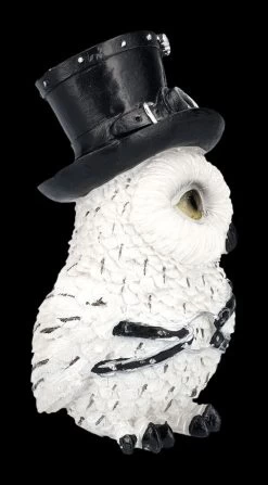 Eulen Figur Mit Zylinder - Owlton -Figuren Deko Verkauf 2D FS24124 Eulen Figur mit Zylinder Owlton 6 1280x1280