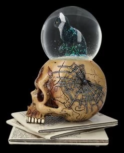 Schneekugel Totenkopf Mit Katze - Spirits Of Salem -Figuren Deko Verkauf 2D FS24217 Schneekugel Totenkopf mit Katze Spirits of Salem 5 1280x1280