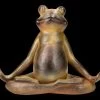 Gartenfigur - Meditierender Frosch Beim Yoga