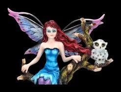 Elfen Figur Sitzt Auf Ast Mit Eule -Figuren Deko Verkauf 2D FS24289 Elfen Figur sitzt auf Ast mit Eule 9 1280x1280