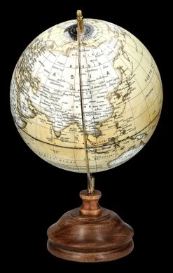 Globus Klassisch Mit Holzsockel -Figuren Deko Verkauf 2D FS24346 Globus klassisch aus Holz 3 1280x1280