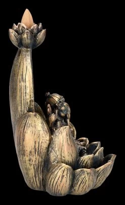 Backflow Räucherhalter - Ganesha Auf Lotus -Figuren Deko Verkauf 2D FS24362 Backflow Raucherhalter Ganesha auf Lotus 5 1280x1280