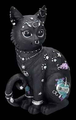 Katzenfigur Mit Tattoos - Nine Lives -Figuren Deko Verkauf 2D FS24374 Katzenfigur mit Tattoos Nine Lives 7 1280x1280